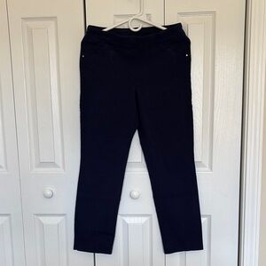 Women's Navy Straight Leg Pants